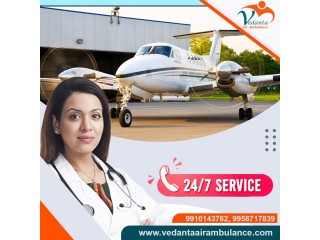 Choose Hi-tech Medical Equipment from Vedanta Air Ambulance Service in Gorakhpur