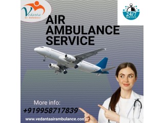 Gain Air Ambulance Service in Raigarh by Vedanta with Hi Tech Medical Support