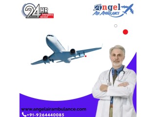 Select Angel Air Ambulance Service in Vellore with Bed-to-bed Patient Transfer