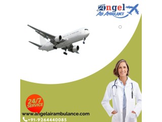 Choose  Angel Air Ambulance Service in Chandigarh with High-tech Patient Transportation