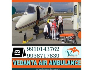 Book Air Ambulance Service in Aurangabad by Vedanta with Expert Paramedical Crew