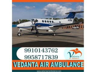 Hire Air Ambulance Service in India by Vedanta with Experienced Medical Team