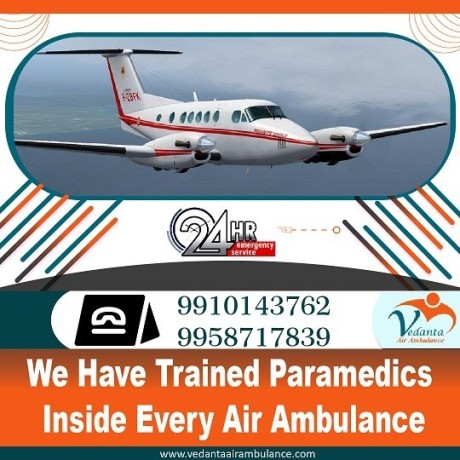 gain-air-ambulance-service-in-kanpur-by-vedanta-with-high-class-medical-support-big-0