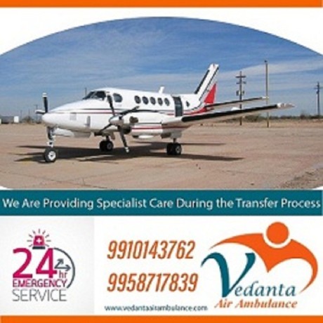 pick-air-ambulance-service-in-hyderabad-by-vedanta-with-highly-skilled-medical-team-big-0