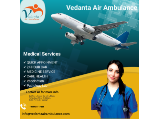 Hire Air Ambulance Service in Goa by Vedanta with World-Class Medical Transpiration