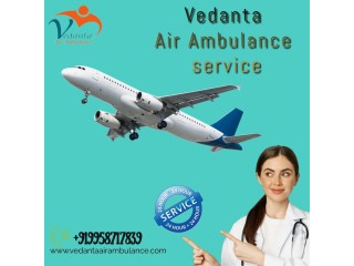 Hire Air Ambulance Service in Purnia by Vedanta with Safest Emergency Transportation