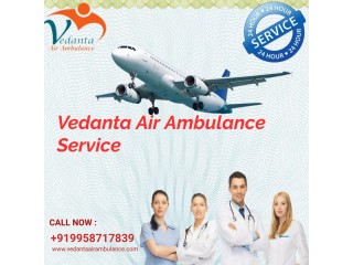 Use Air Ambulance service in Visakhapatnam by Vedanta with Comfortable Transfer