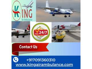 King Air Ambulance in Coimbtore With Skilled Medical Staff