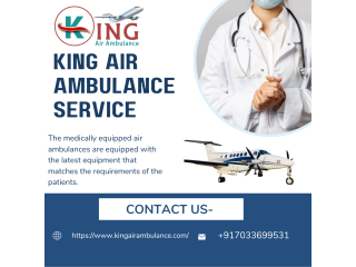 Air Ambulance Service in Gorakhpur by King- Well Trained Medical Staff