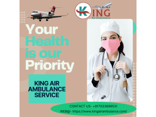 Air Ambulance Service in Guwahati by King- Hi - tech ICU set up