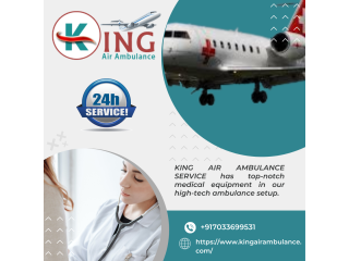 Air Ambulance Service in Dibrugarh by King- Risk-Free and Comforting Transfer