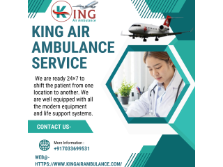 Air Ambulance Service in Varanasi by King- Advanced Facilities Offered to the Patients During the Journey.