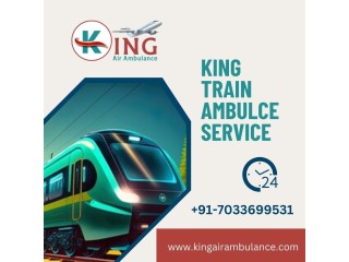 Pick  Emergency Patient Transfer  by King Train Ambulance in Dibrugarh