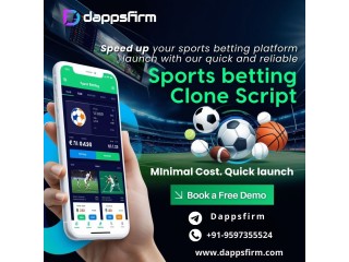 Affordable Sports Betting Clone Script for Fast Deployment  Free Demo Available!