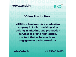 Professional Video Production Services - Top Company in India