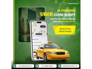Launch a smart ride app with SpotnRides AI Uber clone