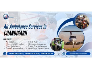 Air Ambulance Services in Chandigarh Immediate Stabilization