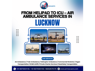 From Helipad to ICU  Air Ambulance Services in Lucknow