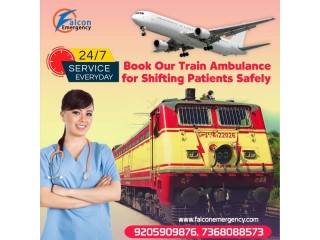 Falcon Emergency Train Ambulance Service in Patna Provides Risk-Free Transfer