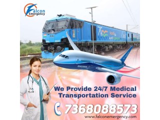 For a Risk-Free Transfer Choose Falcon Emergency Train Ambulance in Guwahati