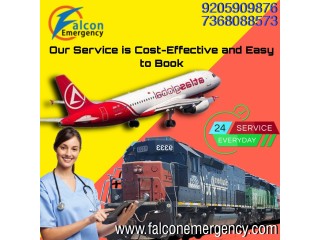 Falcon Train Ambulance in Delhi is offering a Low-Cost Medical Evacuation Package