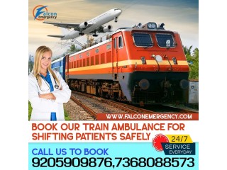 Falcon Emergency Train Ambulance Services in Kolkata Provide ICU Train Ambulance