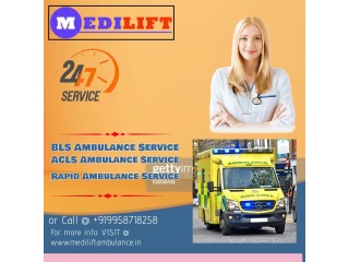 Safe Ambulance Service in Saket, Delhi