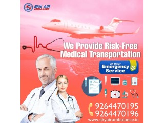 Utilize Advanced-grade ICU Setup by Sky Air Ambulance from Varanasi to Delhi