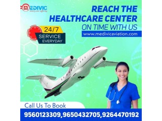 Use Well-Planned Patient Commutation Air Ambulance Services in Guwahati by Medivic