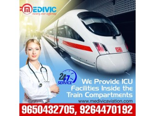 Use the Convenient Train Ambulance Services in Ranchi with Proper Medical Aids via Medivic