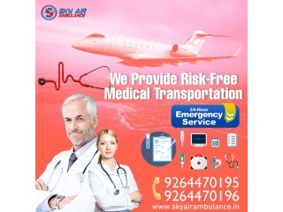 Get Trusted ICU Setup by Sky Air Ambulance from Coimbatore to Mumbai