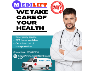 Ambulance Service in Tata Nagar, Jharkhand by Medilift| Emergency and Non-emergency Transfer