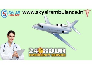 Sky Air Ambulance from Cooch-Behar to Delhi with Life-Cure ICU Setup