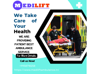 Ambulance Service in Saket, Delhi| Emergency and No-emergency patient transport