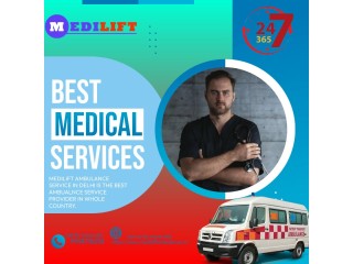 Ambulance Service in Darbhanga, Bihar by Medilift| ICU Ambulance Transportation