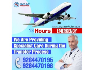 Obtain High-tech ICU Setup by Sky Air Ambulance from Sri Nagar to Delhi