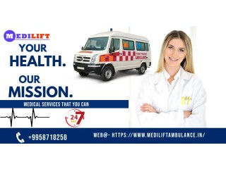 Ambulance Service in Chanakyapuri, Delhi by Medilift| Modern Ambulance Service