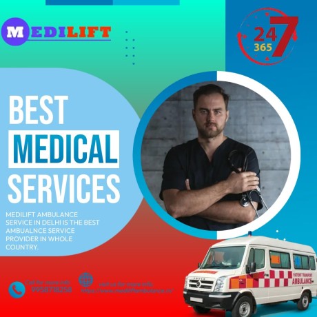 ambulance-service-in-nehru-place-delhi-by-medilift-best-affordable-rates-big-0