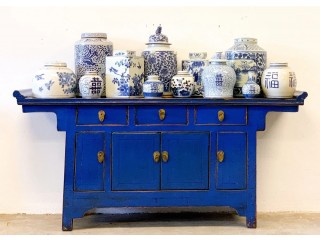Antique Cabinet Blue