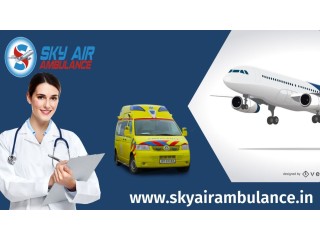 Sky Air Ambulance from Gorakhpur to Delhi with Up-To-date Ventilator Setup