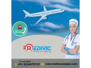 Take the  Air Ambulance Service in Mumbai with Sufficient Medical Setup by Medivic