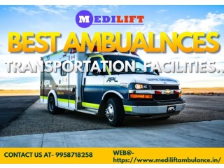 Ambulance Service in Gandhi Maidan, Patna by Medilift| Continue Transportation of the patient