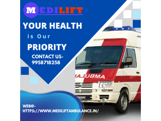 Ambulance Service in Vasant Vihar, Delhi by Medilift| Modern Ambulance Service