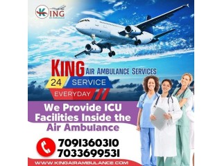 Hire King Air Ambulance Service in Guwahati with Advanced Medical Support