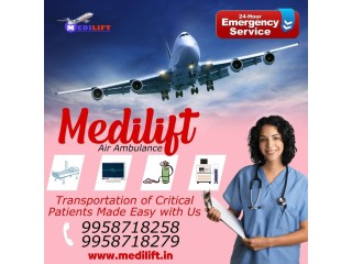 Use the Most Prompt Air Ambulance Services in Guwahati via Medilift for Instant Relocation