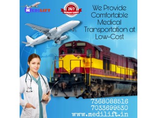 Book Train Ambulance Services in Ranchi with all Advanced Aids at Genuine Cost by Medilift
