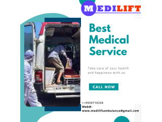 Ambulance Service in Chattarpur, Delhi by Medilift| Life save Transport