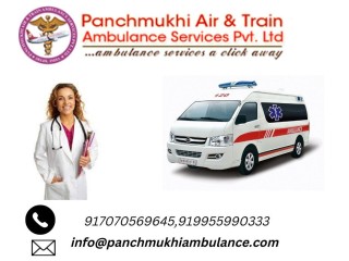 Ambulance Services in SSN-Marg-Chhatarpur by Panchmukhi | Basic Life Support vehicle