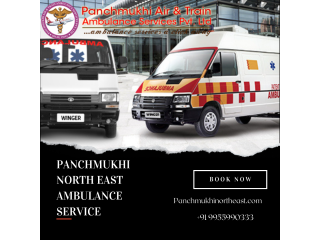 Ambulance Service in Williamnagar with all the necessary equipment by Panchmukhi North East