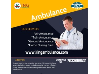 King Ambulance Service in Gumla | Cardiac Monitoring Team